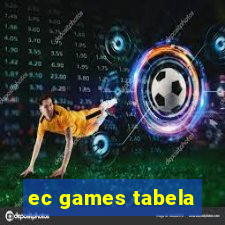 ec games tabela